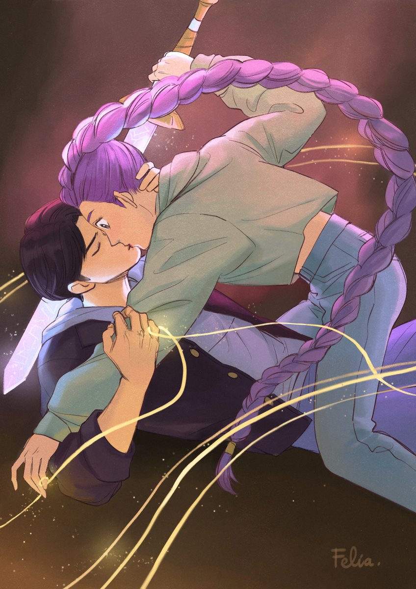 feliahanakata's tweet photo. can't help but fall in love with you

#rujinu #KPOPDEMONHUNTERS https://t.co/lCZ5C58tnI