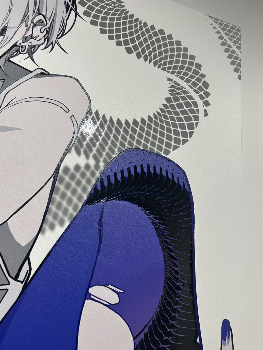 望月さんの展示、かなり特殊印刷展で良かった