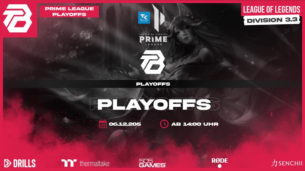 ES IST PLAYOFFS-ZEIT! 👑

HEUTE! 14:00 Uhr! Unser LoL Main Team startet in die Prime League Playoffs Div 3.3!

Wir wünschen euch allen viel Glück und Erfolg ☘️

<a href="/Itaama00/">Grigagon</a> <a href="/TrizzyMizzy/">*/- Trizzy =/</a> <a href="/PuckiEUW/">Pucki</a> <a href="/Scarablol/">Scarab</a> <a href="/Anzarni_/">Angi</a> <a href="/FreeADLoL/">Tami</a> <a href="/CoachSimmion/">Simmion</a>

#Playoffs #PrimeLeague #LoLMainTeam