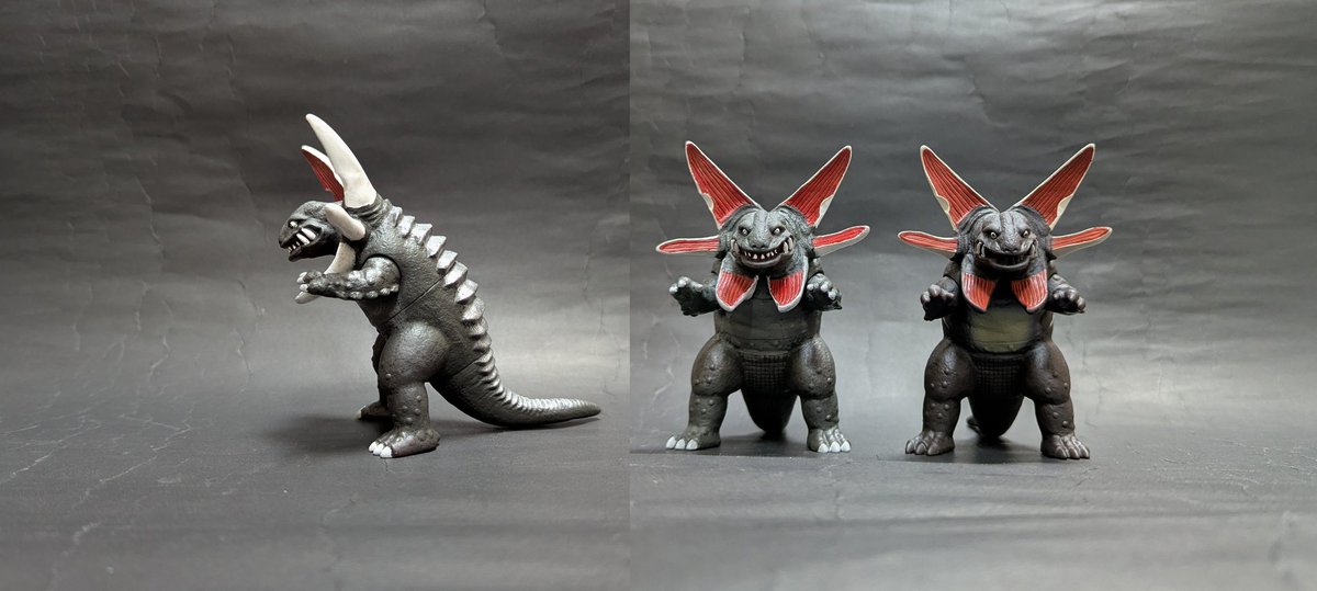 ウラン怪獣ガボラのソフビをリペイント！ #ウルトラマンオメガ