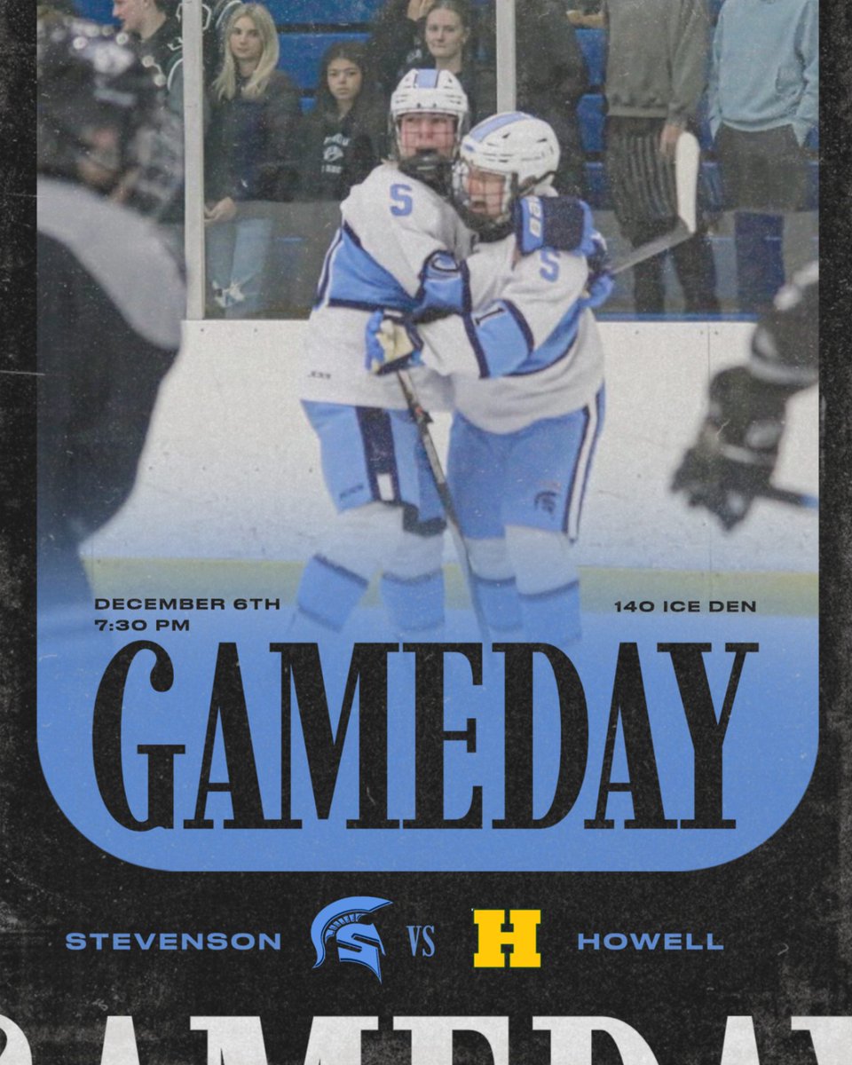 Spartans_SHS's tweet photo. Boys Hockey takes on Howell away at 7:30 PM! #LETSGOSPARTANS https://t.co/Og2FPaen3F