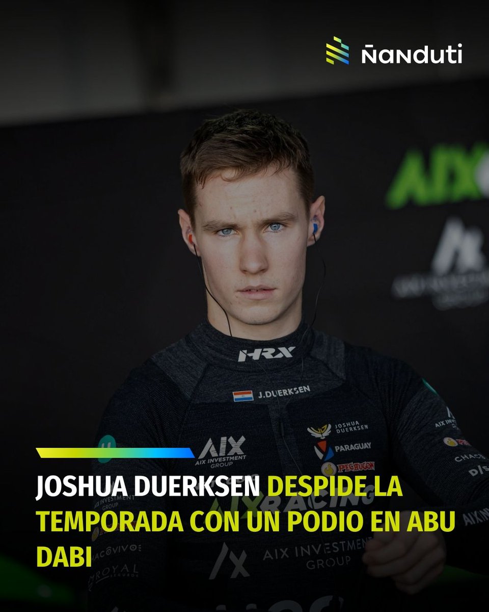 #AHORA | No es un avión, no es Superman, es Joshua Duerksen en la F2 🇵🇾

▪️Despidiendo la temporada con AIX Racing, el compatriota logró el segundo puesto en el sprint de Abu Dabi, en Emiratos Árabes Unidos.

▪️El próximo año el piloto se sumará a Invicta Racing, considerada como