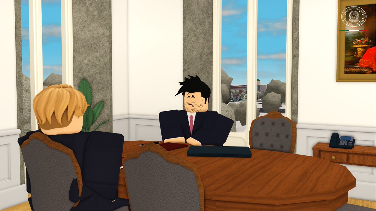 MBianchi_BRI's tweet photo. Following the recent decision to cease recognition of the Bloxburg United Mexican States, I met this morning with Minister Conte to review the future of Italy’s foreign relations and define the next steps forward. https://t.co/ClQWWSX2Ey