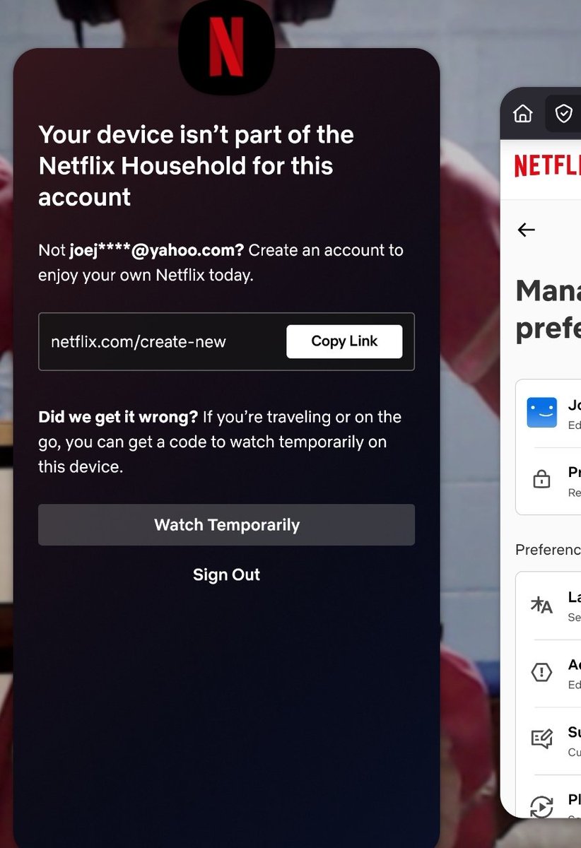 goldwolf94's tweet photo. @netflix how is this even possible. It's the same account and I even removed my desktop to see if it would help https://t.co/A820e1JeMK
