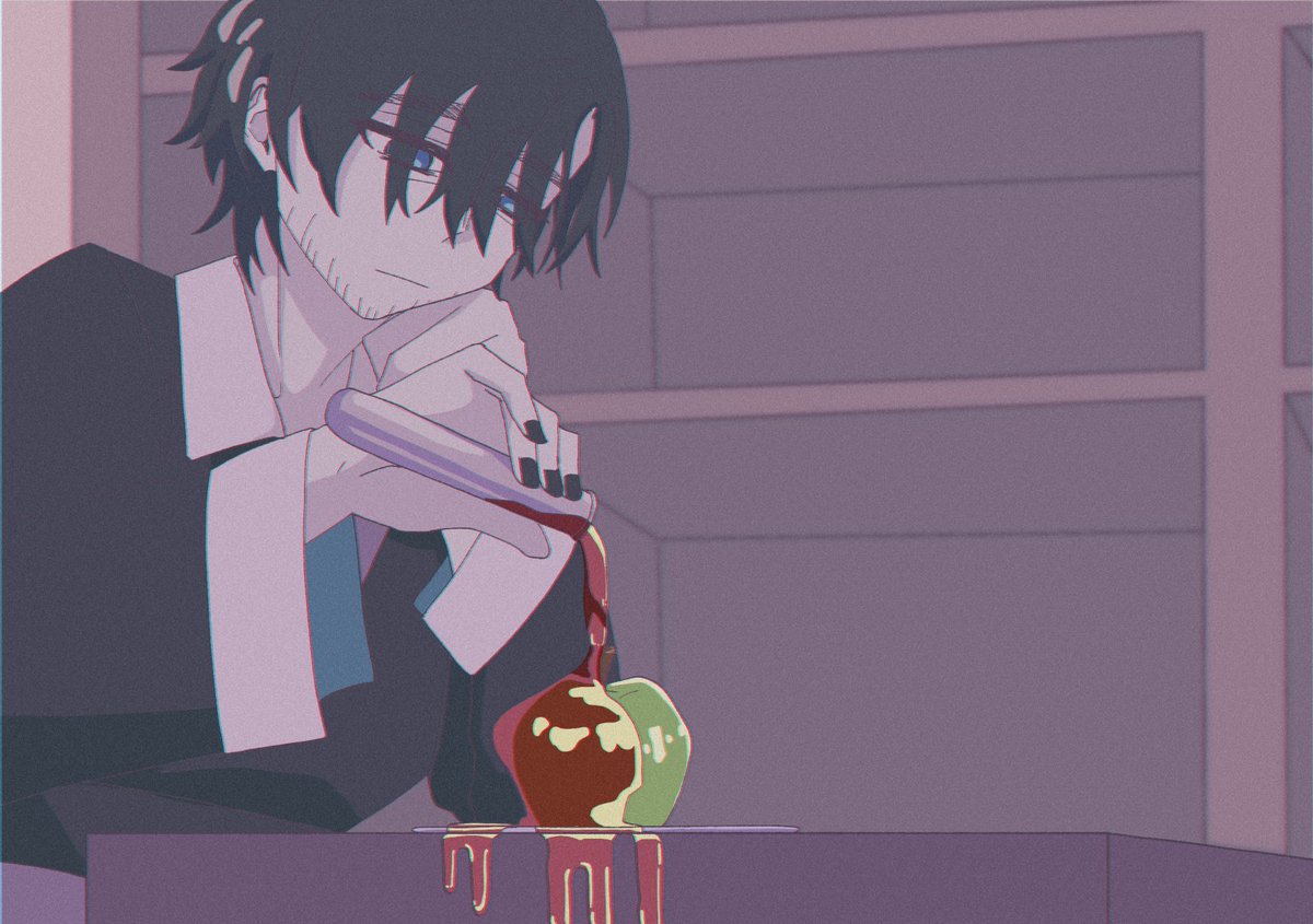 赤くしないとだから

⚠️毒🍏檎(曲パロ)07さんらくがき
⚠️捏造衣装