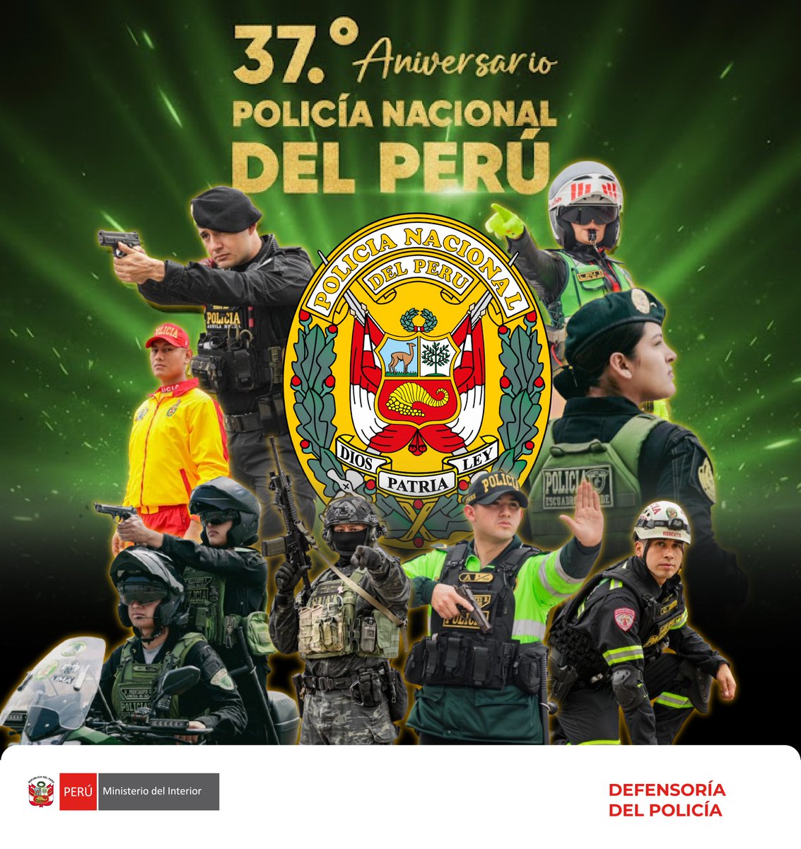 37.º aniversario PNP

El país enfrenta violencia y delito en alza. Reconocemos la labor de quienes mantienen presencia en calles, zonas críticas y operaciones de alto riesgo.

Seguridad con firmeza, integridad y respeto a la ley.