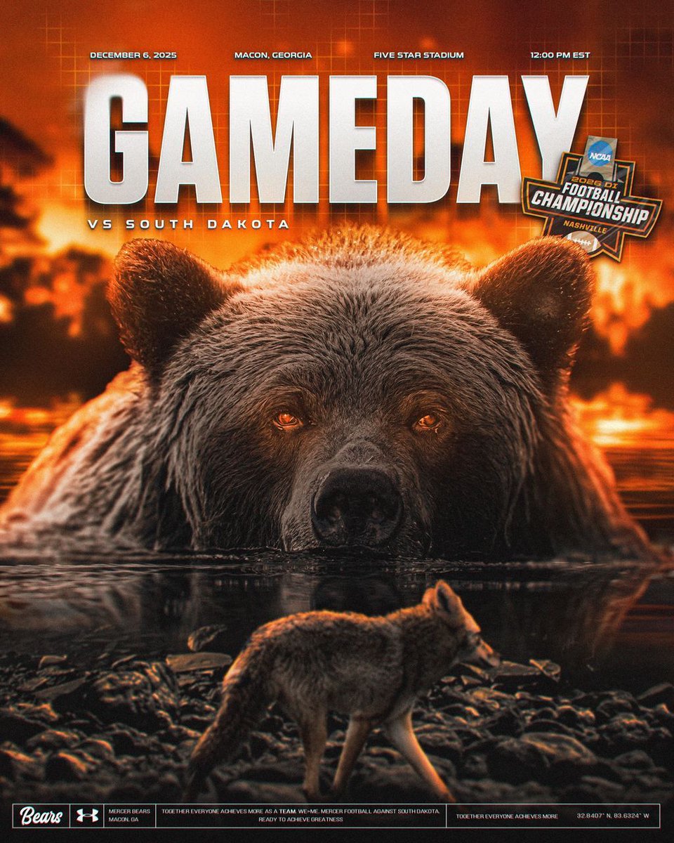 Welcome to the South 🤫

🆚 South Dakota Coyotes
⏰ 12:00 PM ET
📍Macon, Georgia
📺 bit.ly/4pvsz83
📊 bit.ly/4oDrBoW
📻 bit.ly/4oFZyFF
🎟️ bit.ly/4pQdKg0 

#WeOverMe