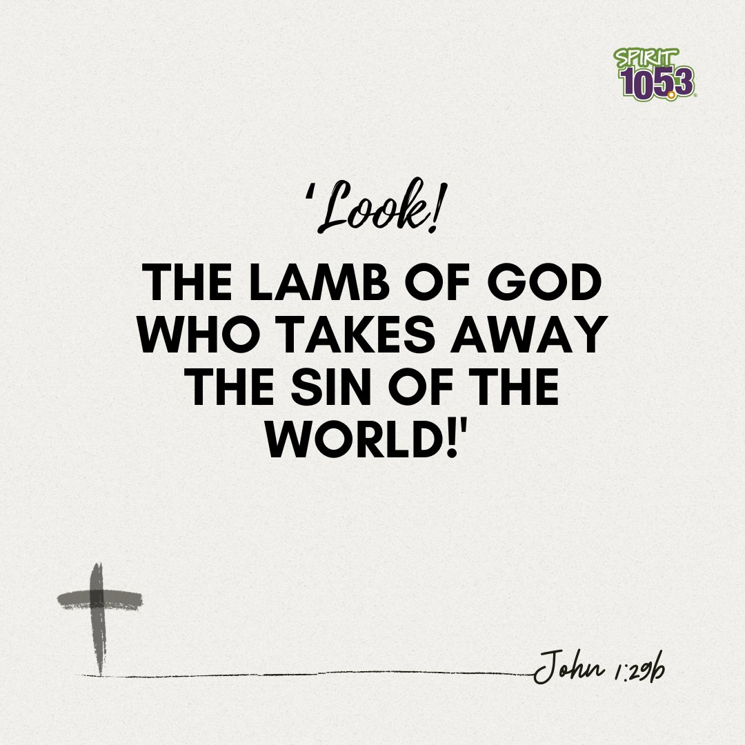 John 1:29b'Look! The Lamb of God who takes away the sin of the world!' 
.
.
#verse #dailyverse #hope #bibleverse #bible