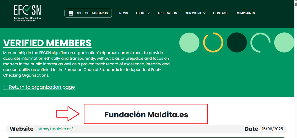 MALDITA.ES ES UN APÉNDICE DE LA SEXTA TV

¿Sabías que la Cúpula Directiva de la verificadora <a href="/maldita/">Maldita.es</a> proviene de @LaSextaTV?

La Red de verificadores internacionales EFCSN lo ha señalado en su Auditoría del 2025 y ha AFEADO a la verificadora que oculte este origen
