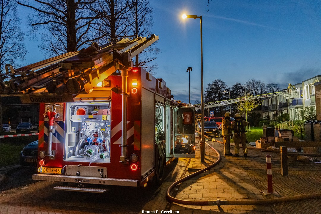 Zeer grote woningbrand in Oudewater