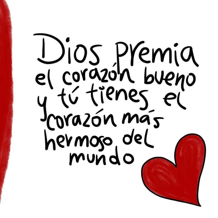 "Dios premia los corazones buenos… y el tuyo brilla como el más hermoso del mundo."