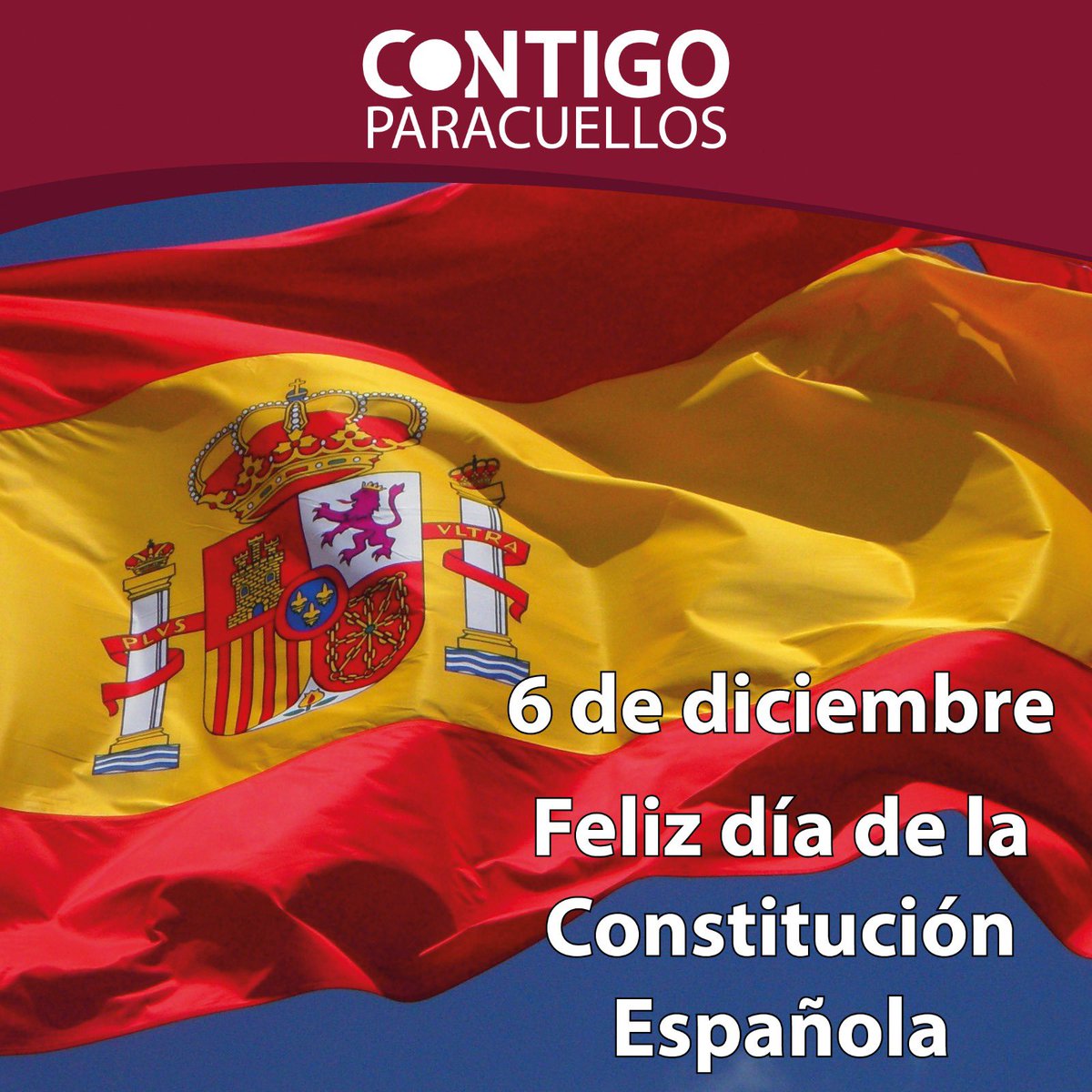 Feliz día de la Constitución Española. La ley fundamental que nos dimos todos los españoles hace ya 47 años y que abrió un periodo de pacto político y trabajo conjunto por los españoles que hoy echamos de menos. 
#DiaDeLaConstitución