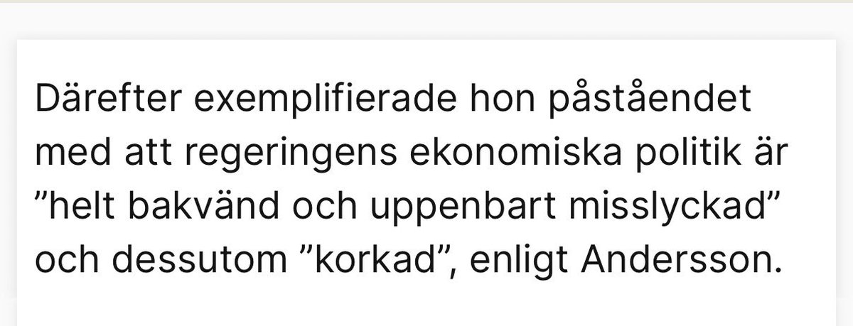 ElisabethSvan's tweet photo. Vi ärvde en skyhög inflation, rekordlåg tillväxt och hög arbetslöshet. Nu vänder vi den utvecklingen och ser dessutom till att hårt arbetande människor får behålla mer av sin lön. 

Socialdemokraterna har lagt fram den slarvigaste skuggbudgeten i riksdagen – med 50 miljarder i budgethål som skulle kräva stora skattehöjningar. Det, om något, är ett misslyckande.