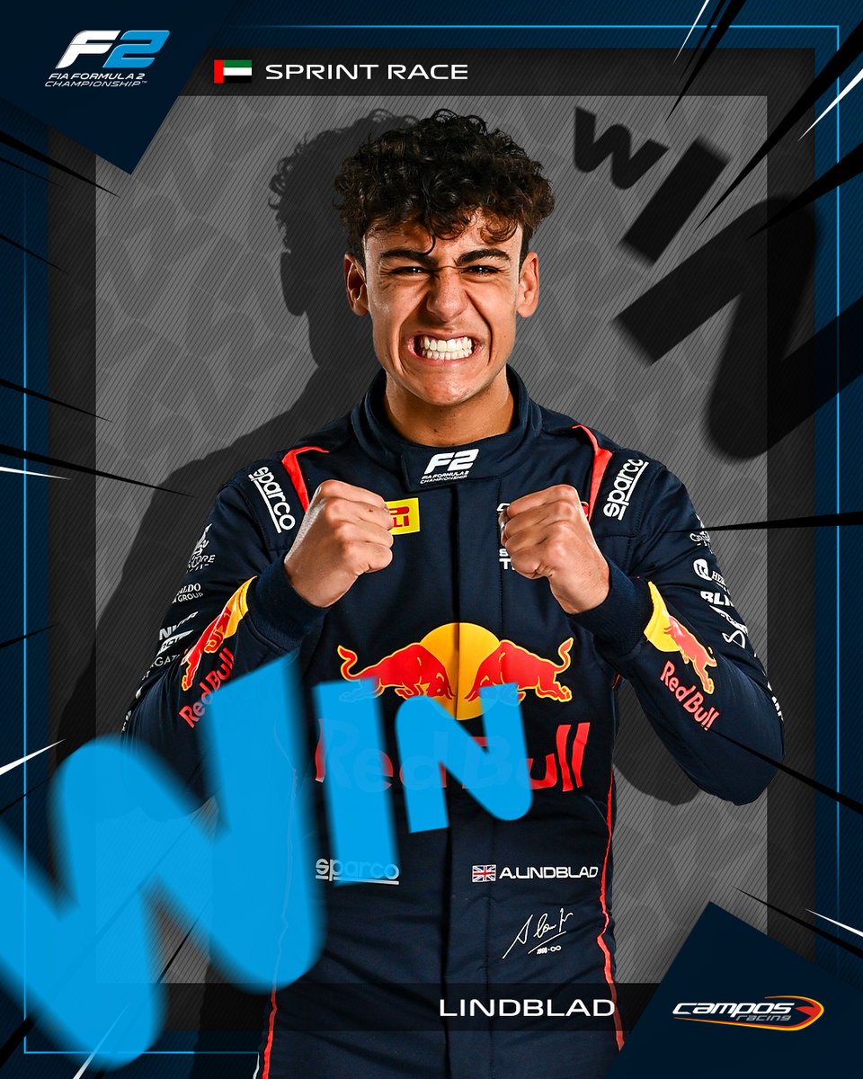 🏆 LINDBLAD Gana la última carrera en SPRINT ABU DHABI!!

#AbuDhabiGP