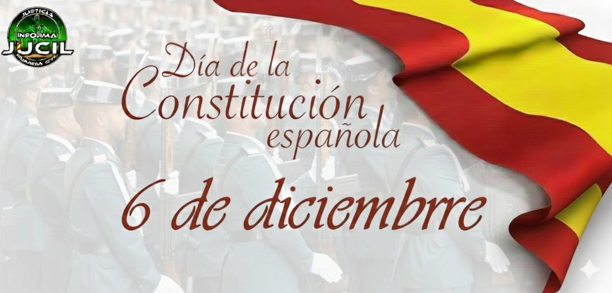 📜 𝗛𝗼𝘆, 𝟲 𝗱𝗲 𝗱𝗶𝗰𝗶𝗲𝗺𝗯𝗿𝗲, 𝗰𝗲𝗹𝗲𝗯𝗿𝗮𝗺𝗼𝘀 𝗻𝘂𝗲𝘀𝘁𝗿𝗮 𝗖𝗮𝗿𝘁𝗮 𝗠𝗮𝗴𝗻𝗮.

Desde #JUCIL queremos recordar y agradecer la labor fundamental de los guardias civiles que, con su profesionalidad, servicio y sacrificio, velan cada día por el cumplimiento de la