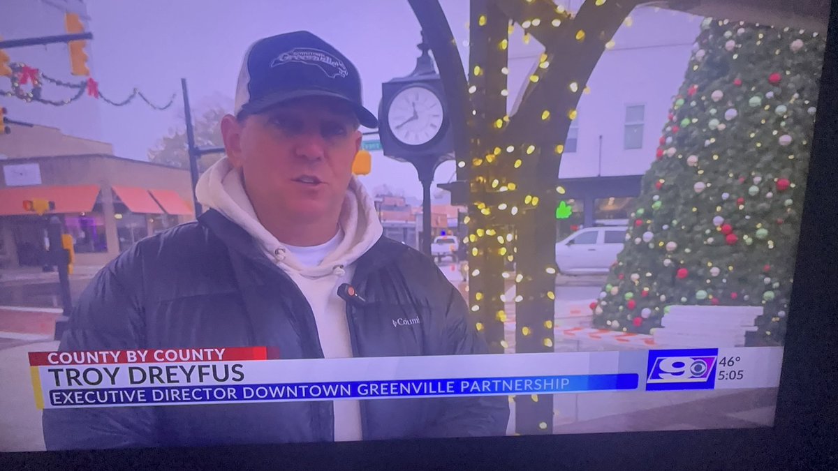 Thank you <a href="/wnct9/">WNCT</a> for all the outstanding news coverage and promotion of Downtown Greenville all year long!