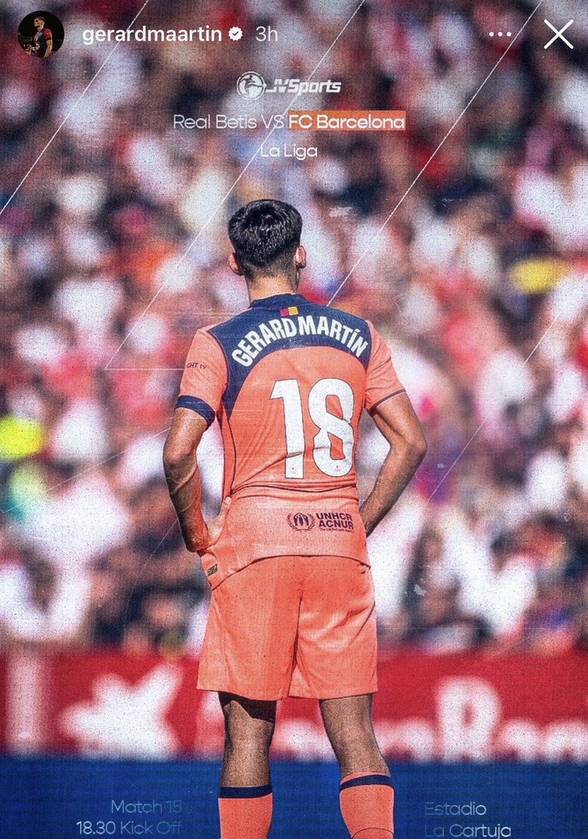 BarcaNewsFRA's tweet image. 📲 Gérard Martin sur IG