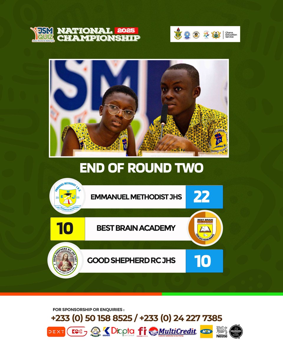 End of Round 2.

Overtaking is allowed.😅

#JSMQNationals #JSMQFinal #JSMQ2025