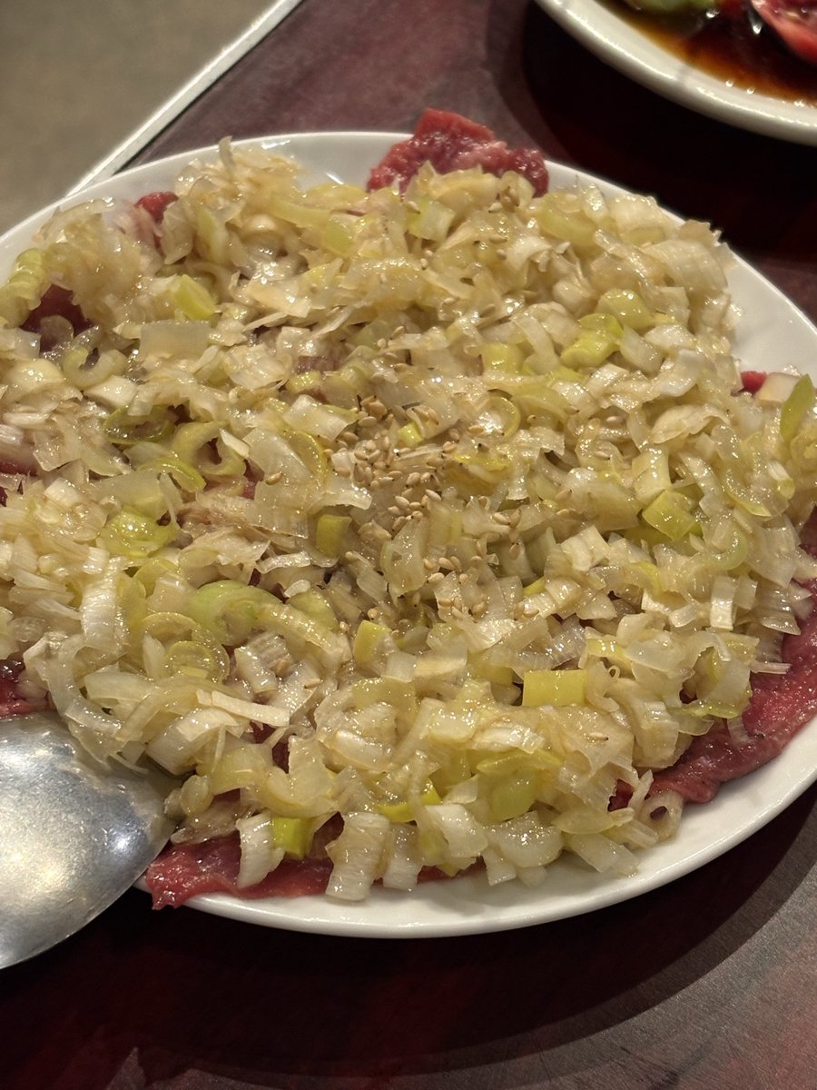beimaru_77's tweet photo. LIVE後の��ち上げ🍖
(札幌LIVEあったら行きたかった焼肉屋さん)

めっちゃ美味かった！！

#水樹奈々 #NMLV #LIVEVISION #北海道
#札幌　#すすきの　#焼肉キムチ https://t.co/29fmRgczVx