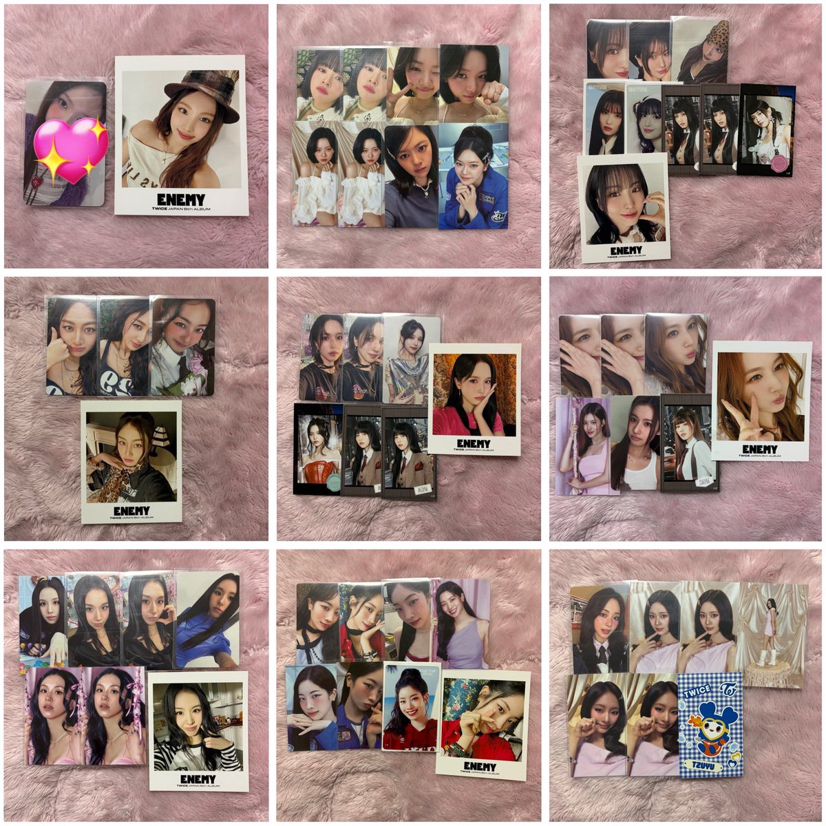as36e's tweet photo. @lonayeonve 検索よりリプ失礼いたします。
お借りしました画像の💖サナちゃん求めております。
2枚目の💖ナヨンちゃんと交換可能でしょうか？
ご検討よろしくお願いいたします。 https://t.co/u2lmD68BuT