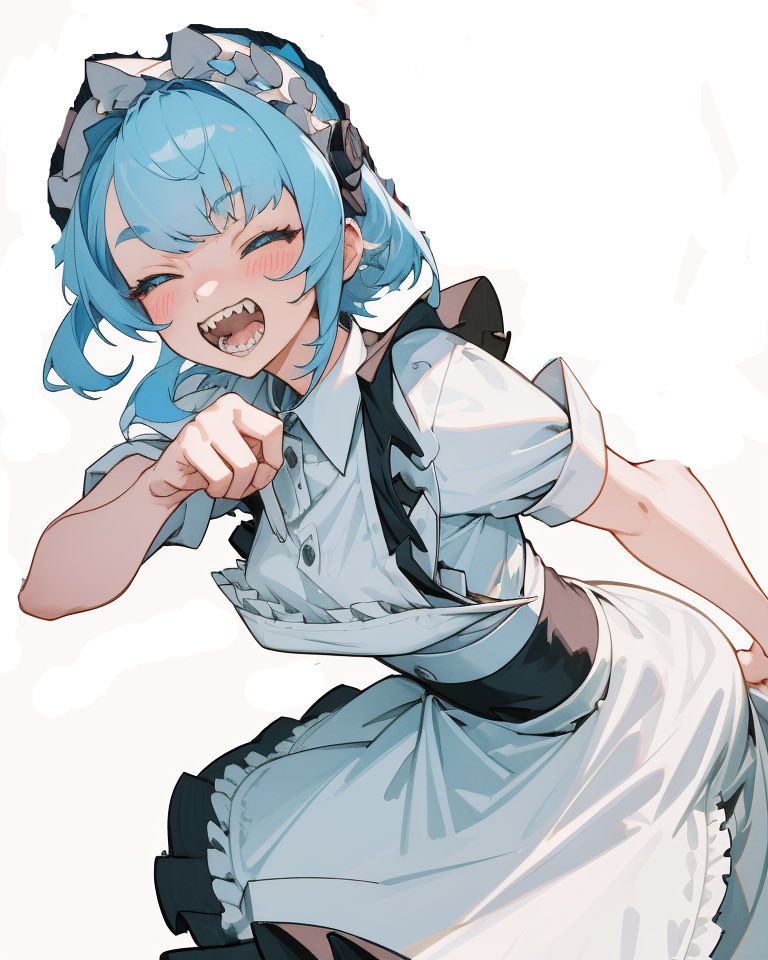 ナノバナナプロでお遊び 1枚目の女の子の顔を2枚目の女の子に変えて