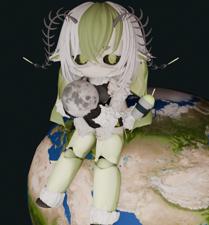 ZRelozer's tweet photo. a big bug problem (Juniper) #JunipArt #3d #3dartwork #3d #modeling #model #fanart #cute https://t.co/fDfZav23fn