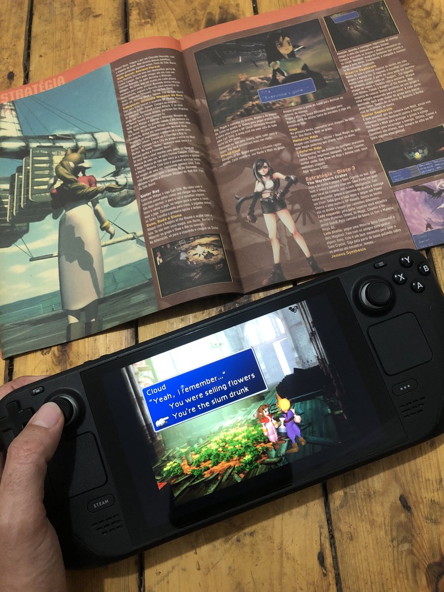 Is the drunk girl again 🥴

#JRPGs #FinalFantasyVII #SteamDeck