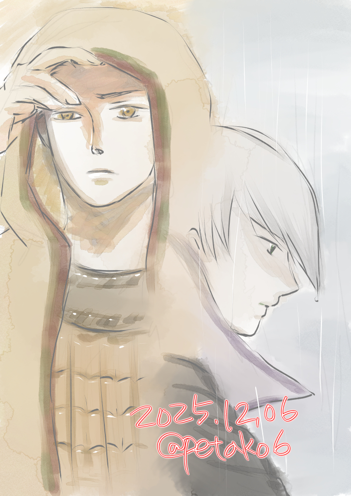 #ばさら版ワンドロワンライ 
21:30～
お題「片時雨」お借りしました