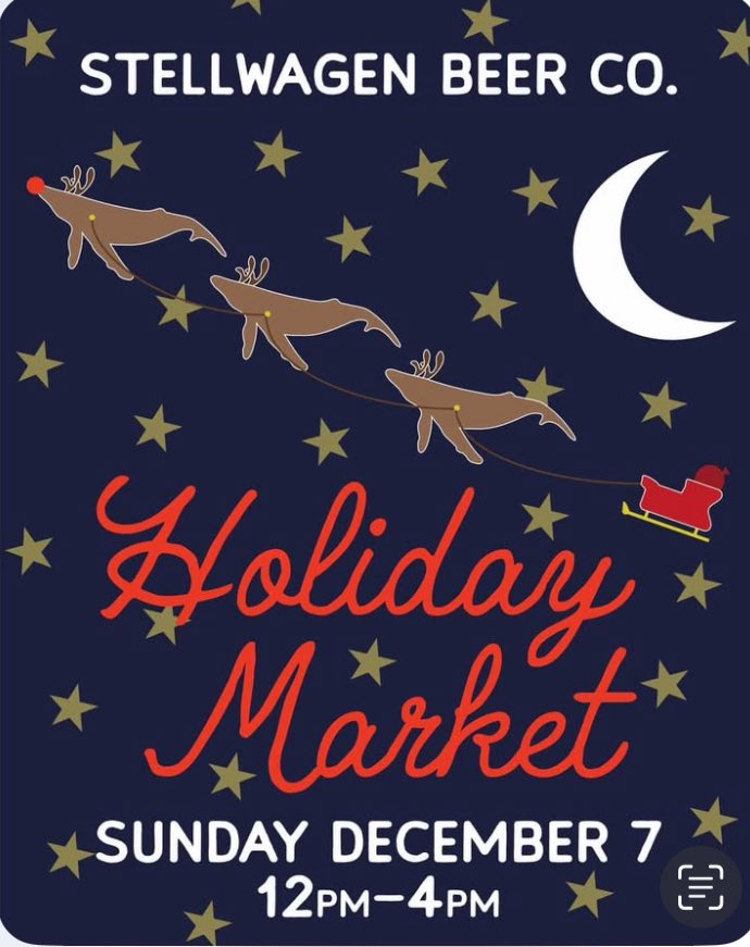 .<a href="/stellwagenbeer/">Stellwagen Beer Co</a> Holiday Mktplace
Sunday Dec 7th   12-4p
100 Enterprise Dr. Marshfield
