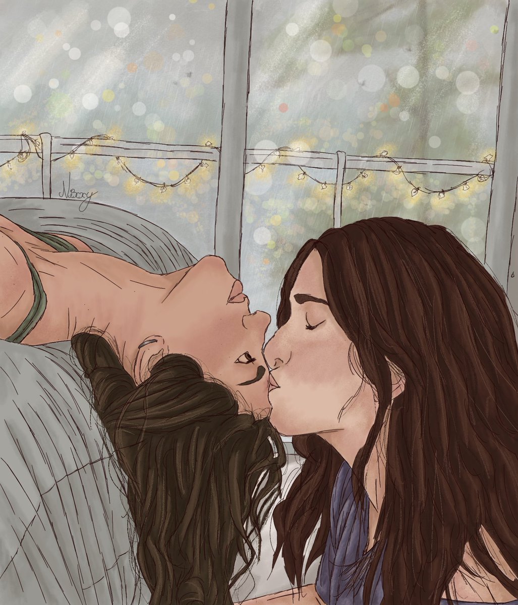 Forehead kisses for a rainy day🌧️
#agathario