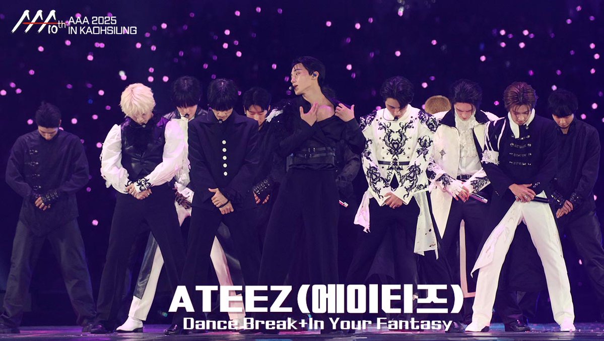 AAA2025] 🎥 ATEEZ(에이티즈) 'Dance Break+In Your Fantasy' | 4K
