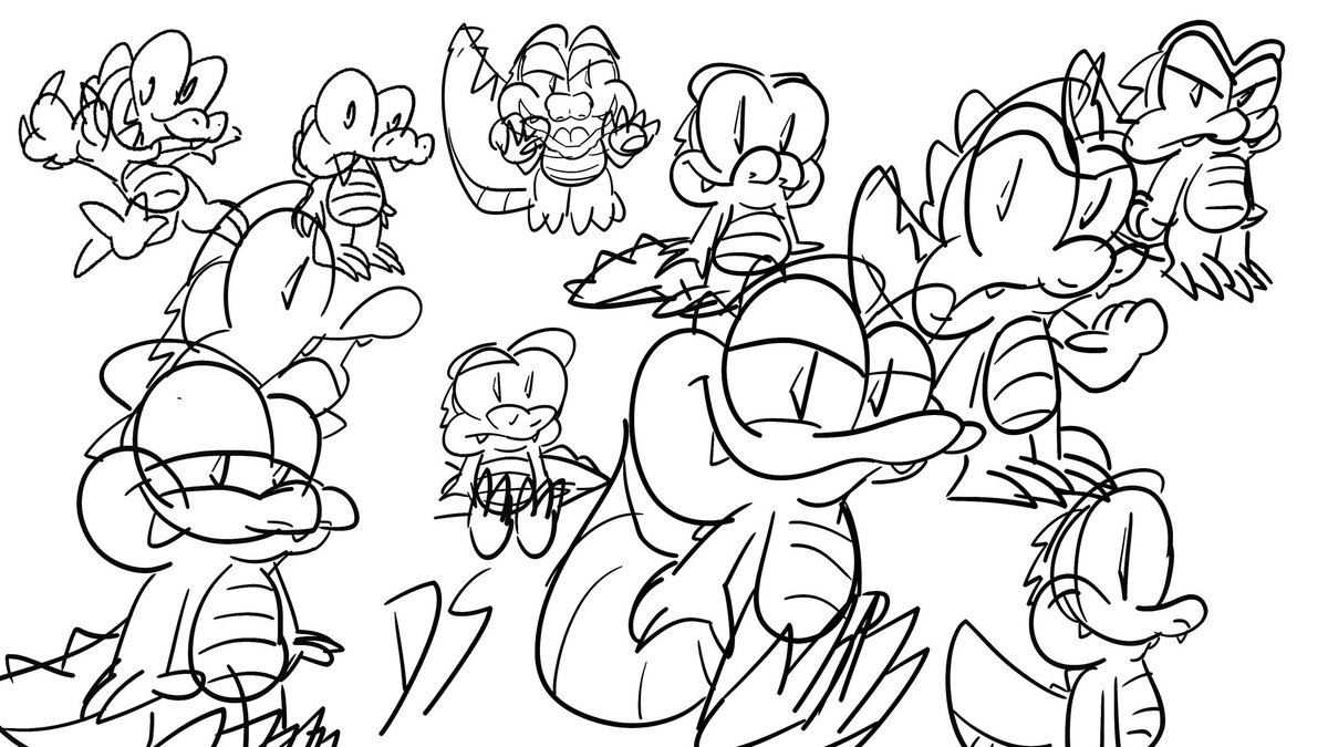 Croc doodles