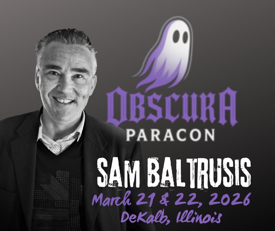 I'm happy to announce that I will be at the Obscura Paracon in DeKalb, Illinois on March 21st &amp; 22nd. This looks like it's going to be an amazing event. obscuraparacon.com
