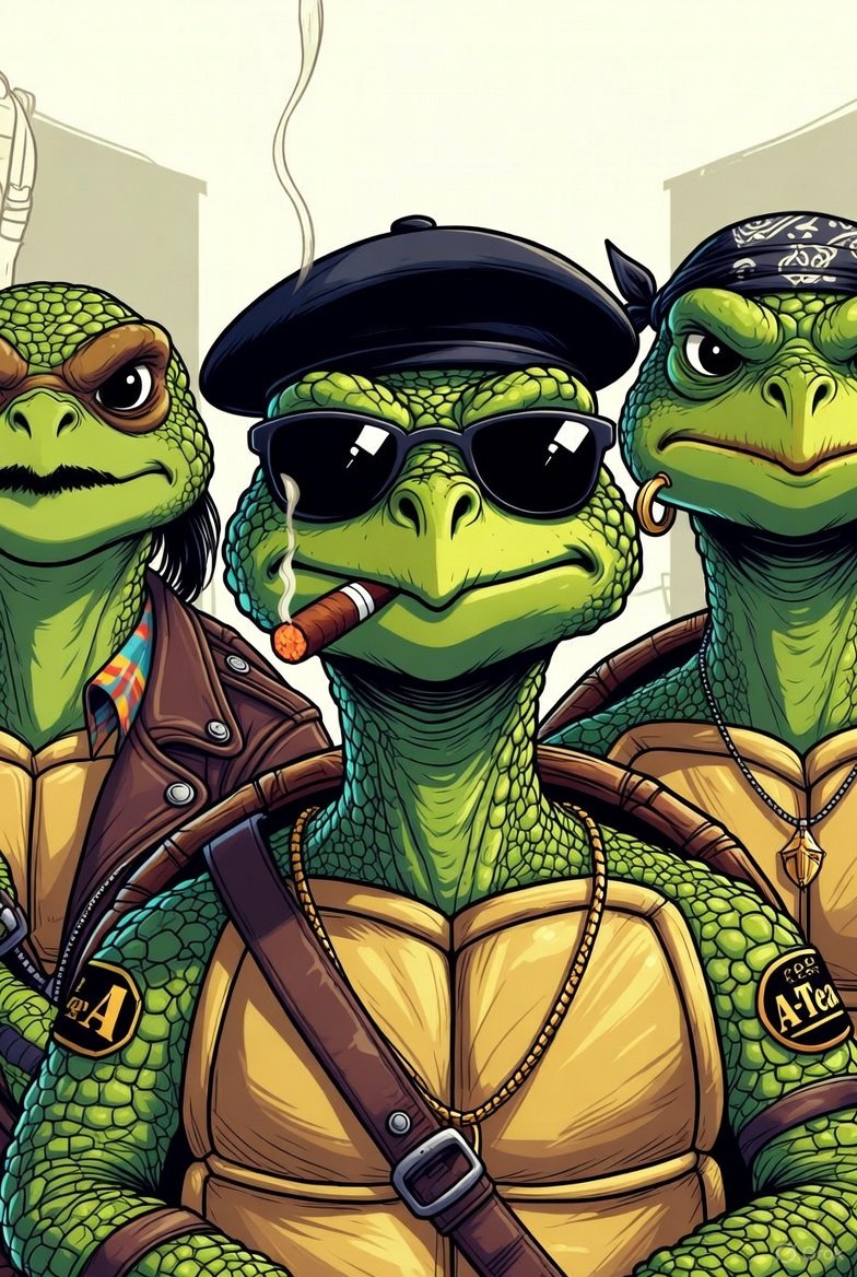 CarretteThijs's tweet image. Meet (part of) the #squad of @TurtleLabsV :
1️⃣ @BuddyHerbNFT aka Godfather Rex. He makes sure marketing is ON POINT!
2️⃣ @AsherLand aka the one with the dragon ballz. Moderates the hell out of multiple servers!
3️⃣ @Murtagh300 aka L.E.G.E.N.D
Builder of dreams and fantasies