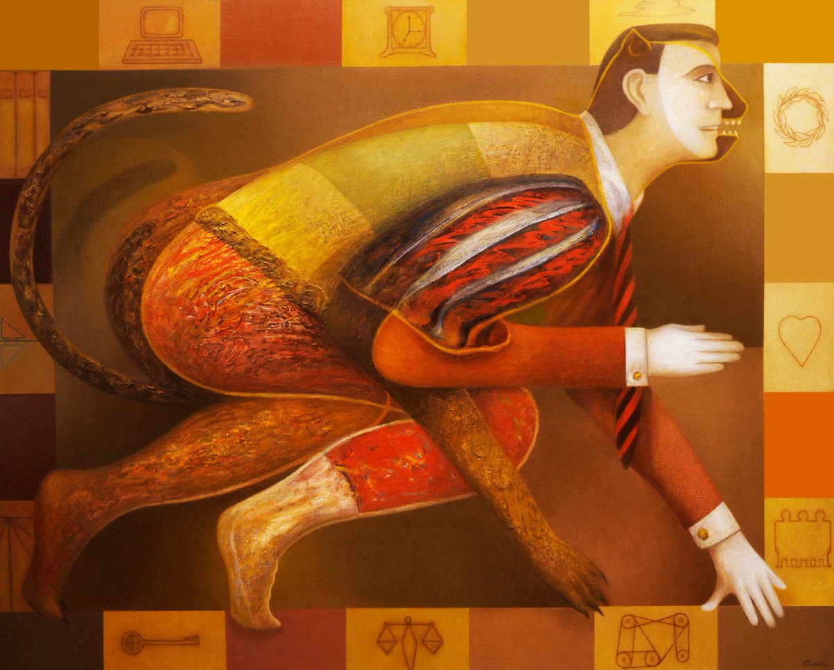 FOLLENTE: THE FLIGHTER oil on canvas 162 X 137 cm - follenteartistpainter@gmail.com instagram.com/@follente.arti… #worksofart #creativeart #originalart #symbolism #oiloncavas #drawingsonpaper #museumsart #fineart #pictoricart #fineart #worksofartcollectors
