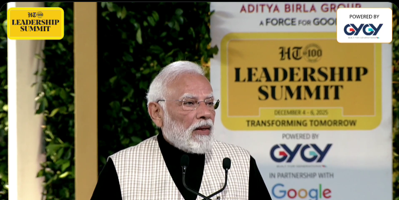 htTweets's tweet photo. #HTLS2025 | Citing the theme of #HTLeadershipSummit ‘Transforming Tomorrow’, PM @narendramodi said that India's growth is not limited to figures, but also reflects in the change in mentality, resilience and more.
Track LIVE updates 🔗 https://t.co/QZKXK4OUMt
#TransformingTomorrow #HindustanTimes | @AdityaBirlaGrp @GoogleIndia @GE_Aerospace