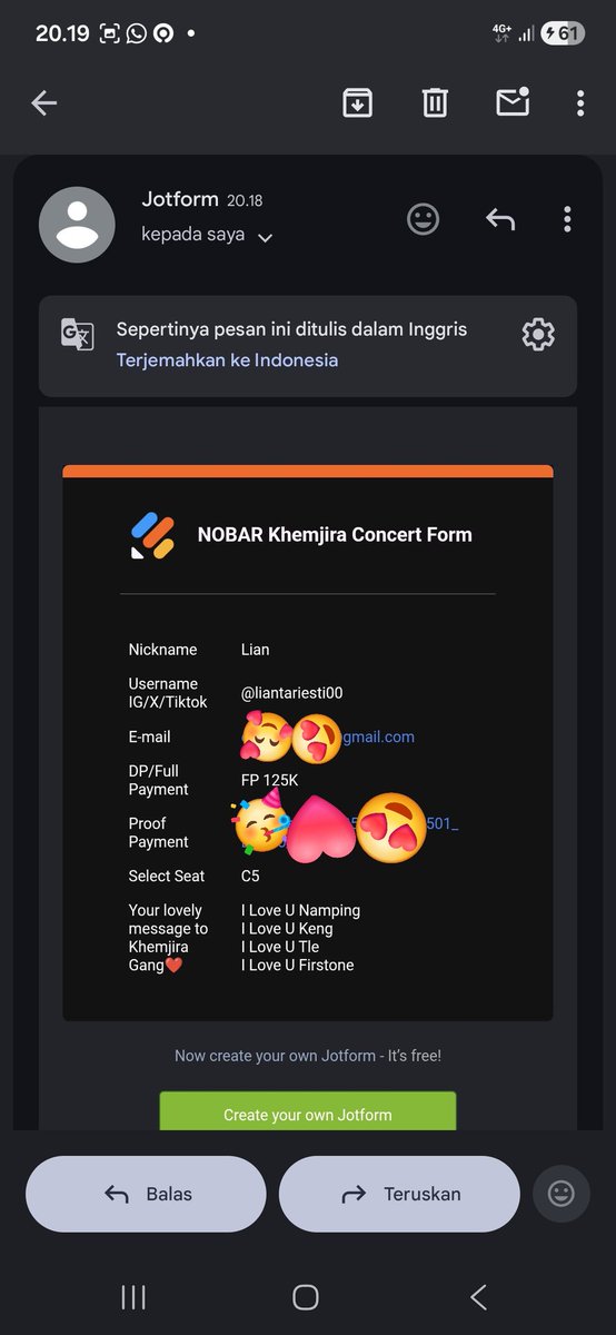 Real_elt's tweet photo. @TleFirstoneIna Done ya Min😝
Pertama kali banget ikut² event gini🥲🥲
Mana ga ada temen lagi��� https://t.co/oobKkuUKHP