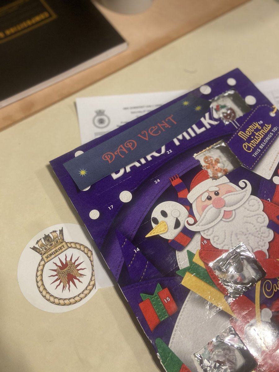 HMSSomerset's tweet photo. I’ve just re-posted the RN’s Christmas advert and wanted to share for every parent who are serving this Christmas.
#DAdvent #f82 https://t.co/MwgsRTwDlh