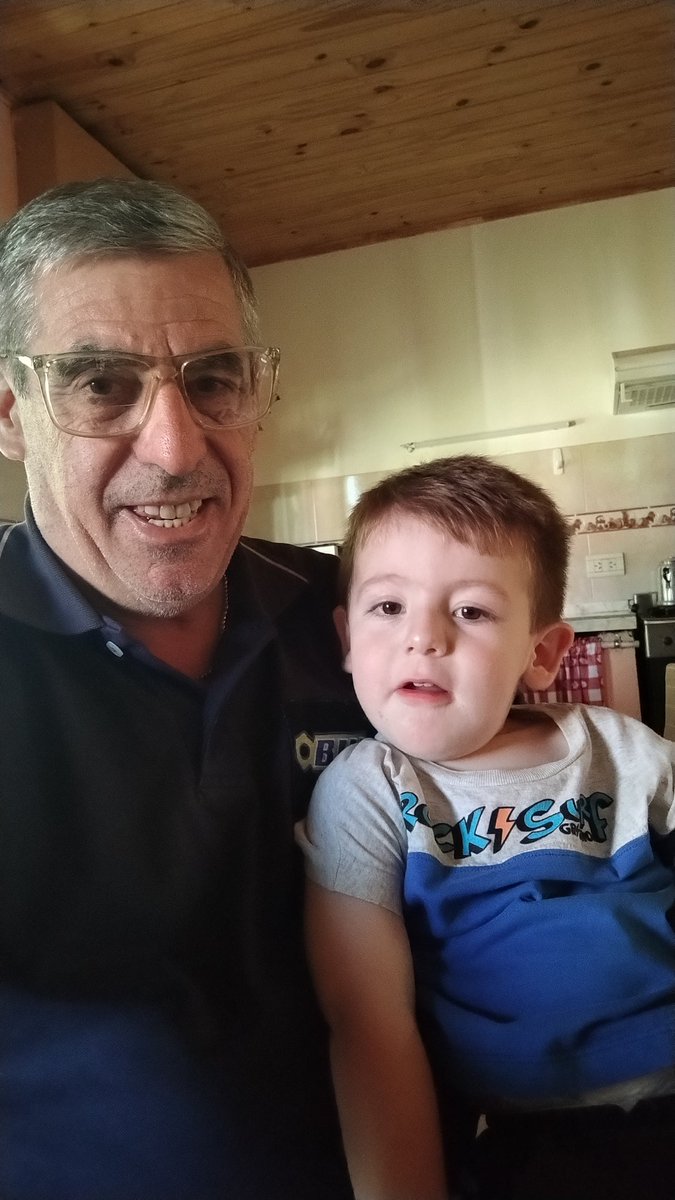 #vamosnene con mi nieto Agustín y con Iñaki desde Bahía Blanca ,vamos neneeee