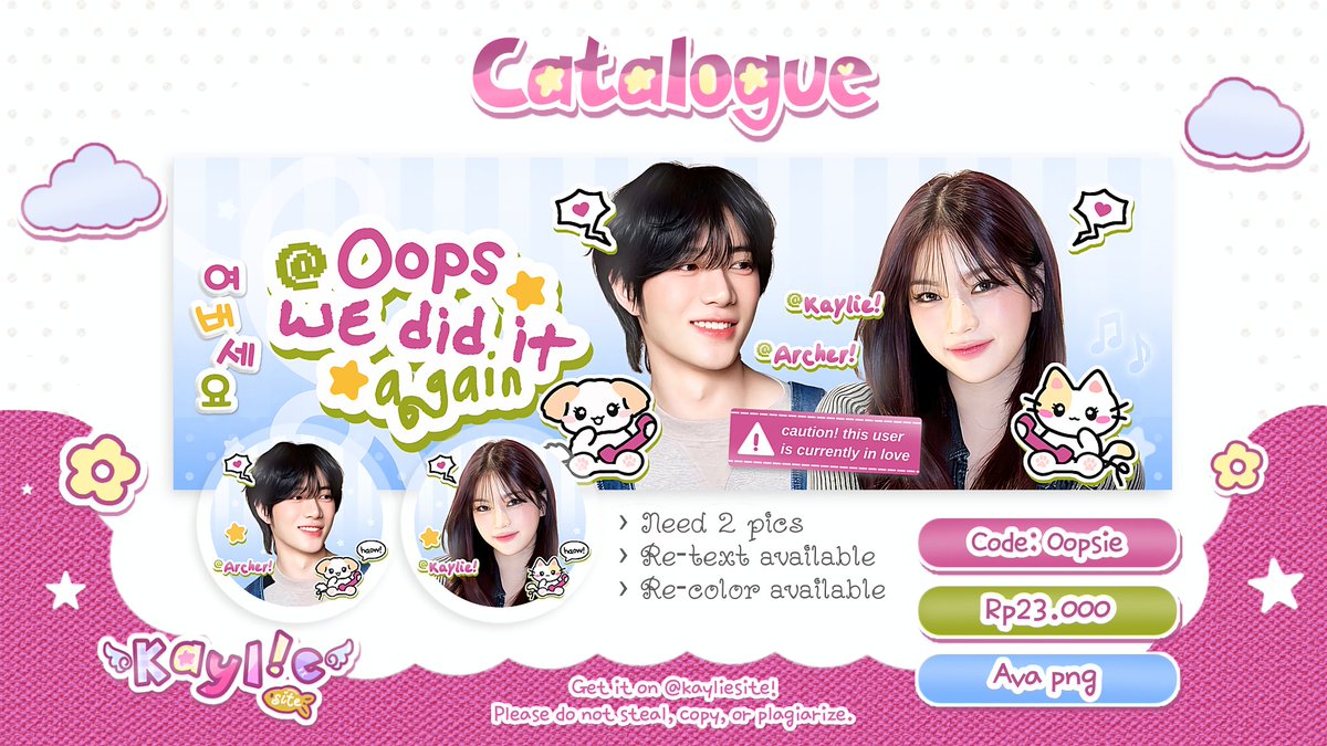 kayliesite's tweet image. Help RT pleek . . gracias!  𝄞

💬🩷 hemlOo guys, boleh bantu ospek kedua layout ini? Aku ada katalog baru spesial Christmas / winter season, satu lagi katalog doodle imup! Ketuk DM-ku kalau belum aman ꒰ᐢ. .ᐢ꒱₊˚ ❄️

 #zonauang