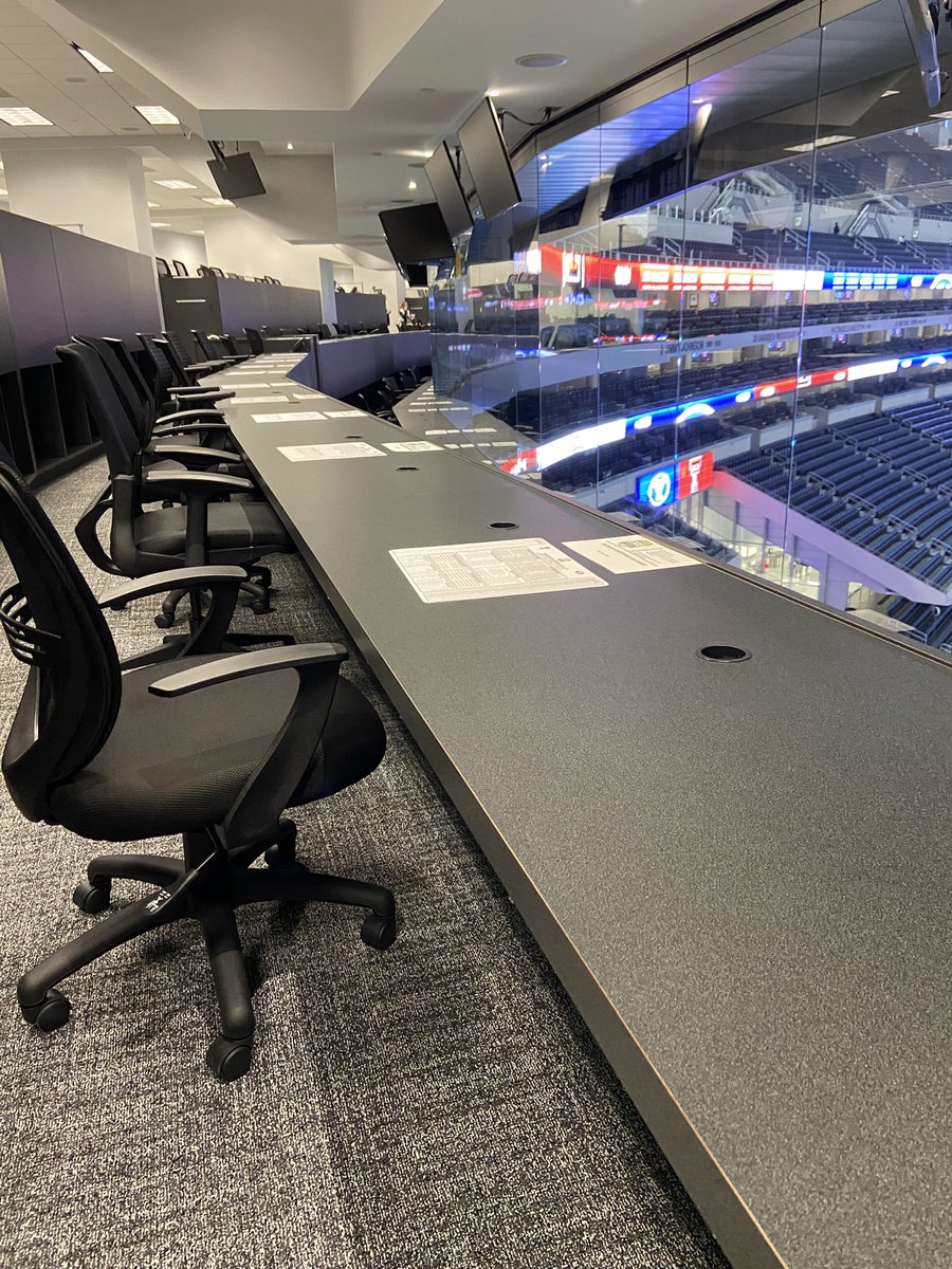 My good morning! Seat for the day and “Doing  the Dew” in Jerry’s World And first in the press box.
BYU vs.  <a href="/JoeyMcGuireTTU/">Joey McGuire 🌵</a> Texas Tech Raiders. 
- 84,000 expected to fill these empty seats in a few hours!!
PS: God Bless Tom Landry