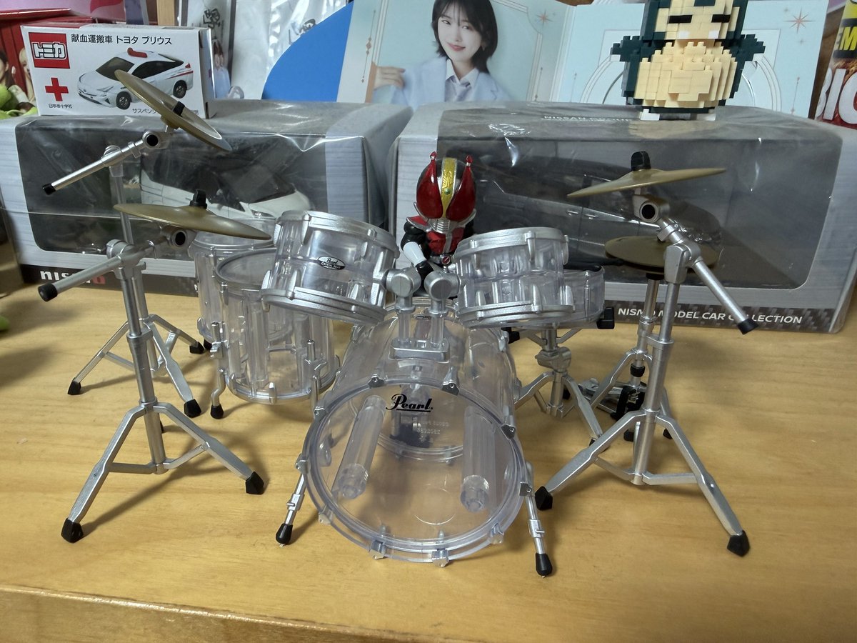 komattatte's tweet photo. Pearl DRUMSガチャコンプリート！FTカブリのみ！運が良かった。#Pearl #ガチャ https://t.co/a2Mlt1qain