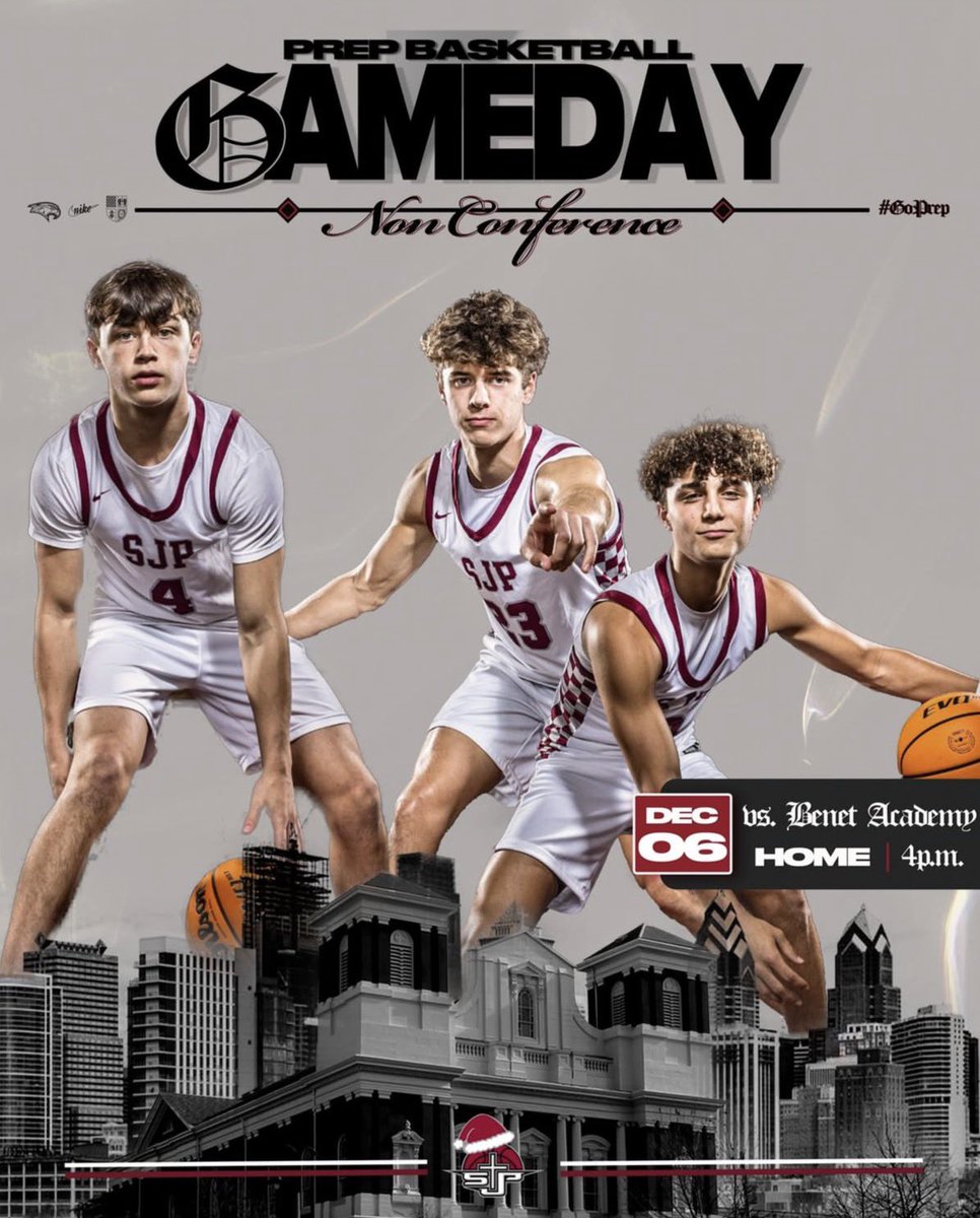 SJP_BB's tweet image. 🚨GAMEDAY🚨

Game 2: Faceoff Against Illinois State Champs 
🏀 Record: 0-1
🆚 Brent Academy
⏰ 4:00 pm
📍Kelly Fieldhouse 
📺 youtube.com/live/Mtrbfljcw… @SJPBroadcasting 

#GoPrep #AMDG