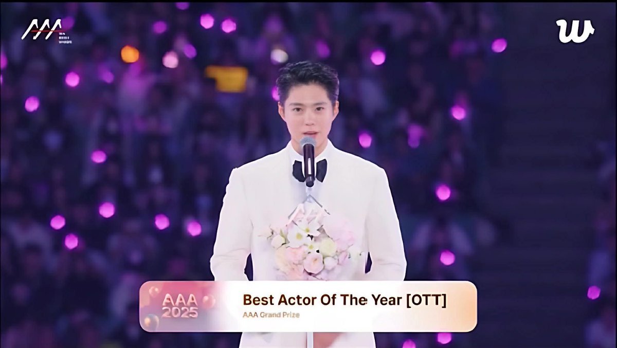 Congratulations <a href="/BOGUMMY/">박보검</a> for all your awards tonight! 😘

Best Asia Celebrity 
Best Couple with IU
Legendary Couple with Kim Yoo Jung
Best Artist Award
Best Actor Grand Prize OTT

#AAA2025 #ParkBoGum #박보검 #Bogummy