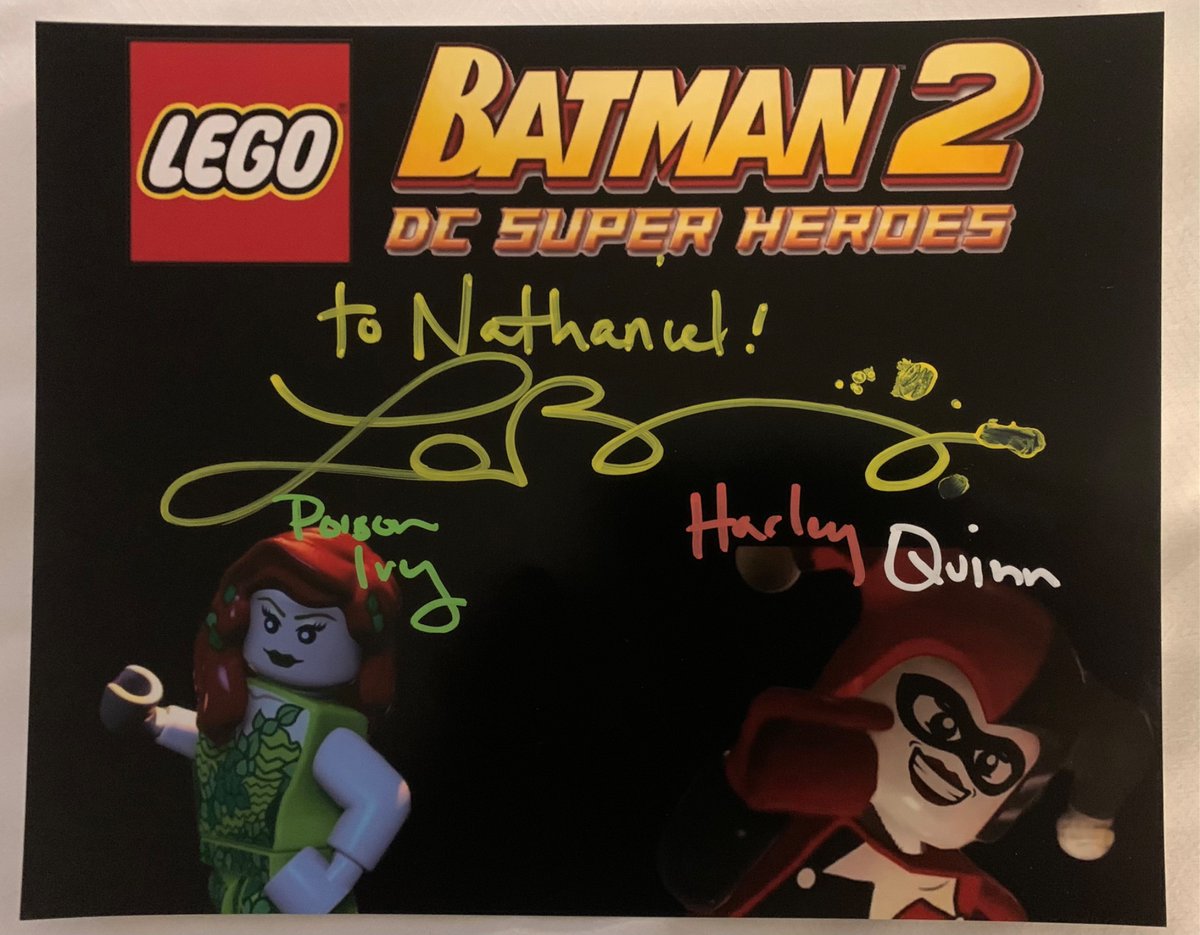 Galaxycon Columbus 2025 Day 1 Haul : 
A Lego Poison ivy and Harley Quinn 8x10 Photo from Lego Batman 2: DC Super Heroes signed by Laura Bailey The Voice of Poison Ivy and Harley Quinn at GalaxyCon Columbus 
<a href="/JalynSanderson/">Jalyn Sanderson</a> <a href="/DisTrackers/">DisTrackers</a>  <a href="/yahiko_mk2/">yahiko.MARKⅡ</a> <a href="/Doogs97x/">Doogs 𒉭</a>