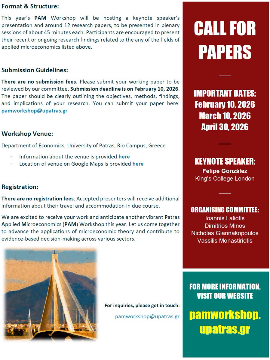 PAM Workshop 🇬🇷🇪🇺📊📈 tweet media