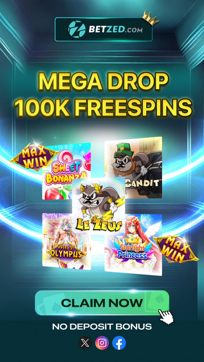 🎁100 FREE SPINS GIVEAWAY🎁

So you garantee win up to 100 free spins if u are under code "moreti" on@BetzedCom

Link for registration in comments

Drop your Betzed ID in comments        

Follow @BetzedCom &amp; <a href="/BetzedFreespin/">Betzed.com Freespin</a>
RT+LIKE

Random retweet  =    $10