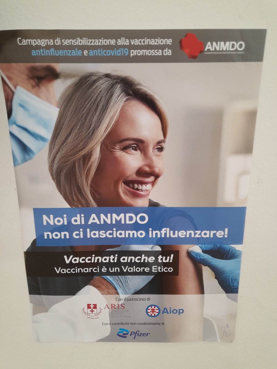 "Vaccinarci è un Valore Etico." Con il contributo non condizionante di...?