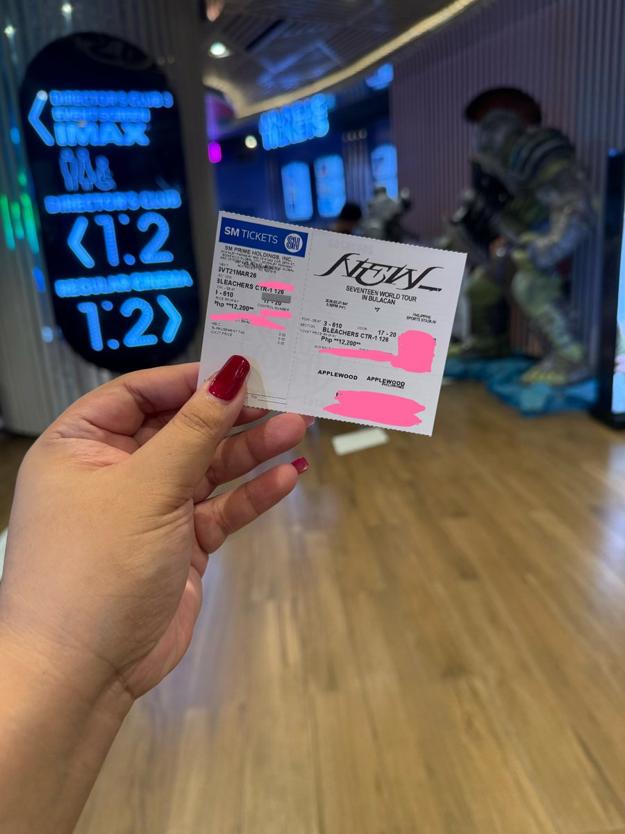 kayabaself's tweet photo. WTS LFB NEW_ Bulacan Ticket

Bleachers Center 1 - 126 
Row 3 - Seat 610

₱12,300 (SRP + SM Ticketing Charges + SM Online fee)

❗️ RFS: got prio seat
❗️ Ticket onhand (claimed from SM Aura, no ticket holder, SM didn’t have at time of claiming)
👉🏼 meet up BGC
👉🏼 kaliwaan only https://t.co/nEt6kN3Lfg