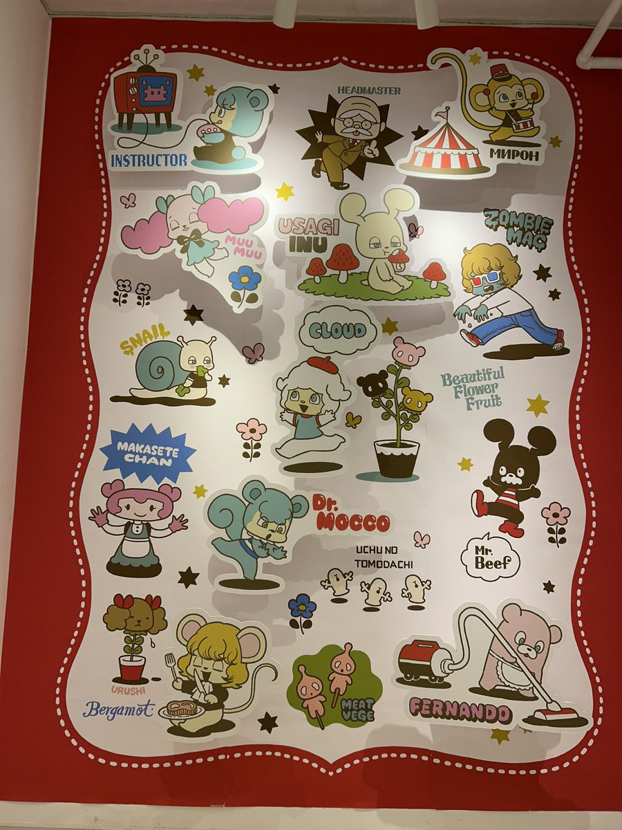 今回の個展も可愛いが満載だったー！ 色使いが最高に可愛くて大好き